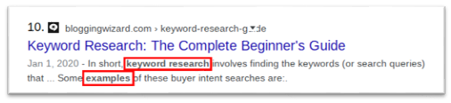 Blogging Wizard Search Ranking screenshot