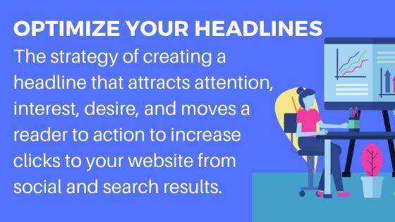 Headlines help increase website traffic