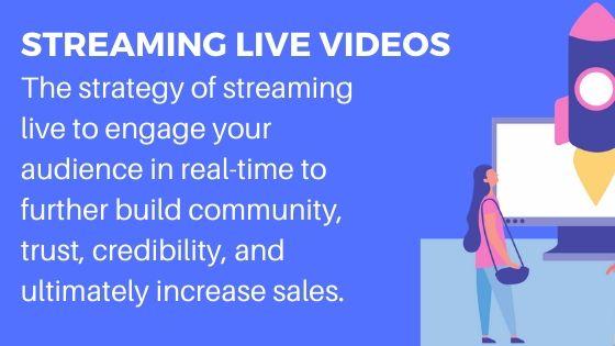 Live Streaming for increase followers and website visitors