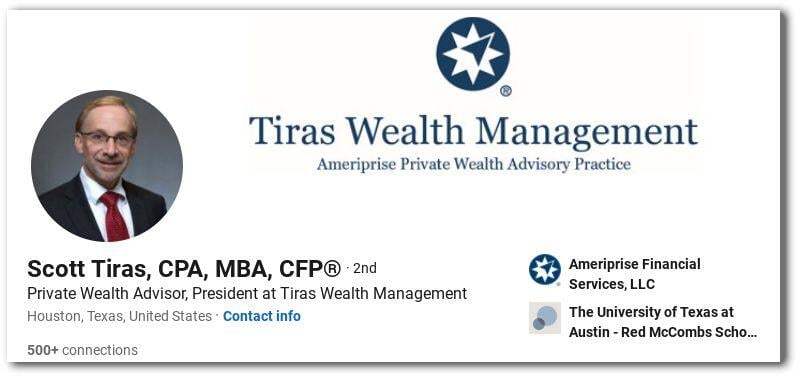 Scott Tiras, CPA, MBA, CFP Linkedin