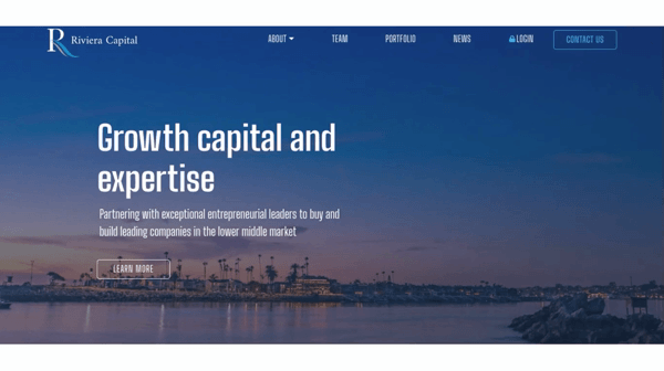 Riviera Capital Website Example