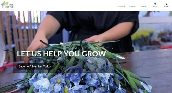 Florist Federal Credit Union Website Design Screenshot