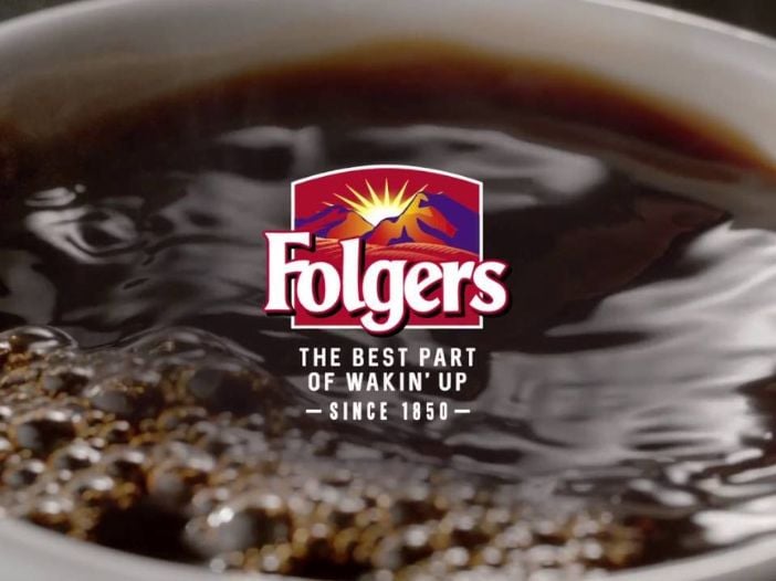 The best part of waking up is folgers in your cup slogan