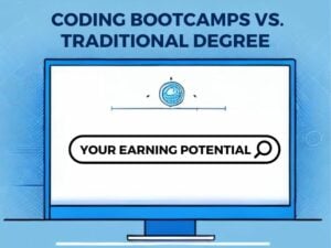 Earning potential coding bootcamps vs traditional degree
