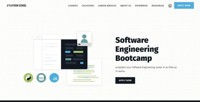 Flatiron Bootcamp Website